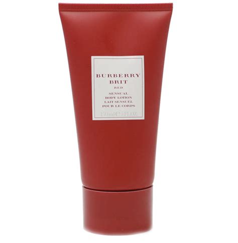 burberry brit red body lotion.